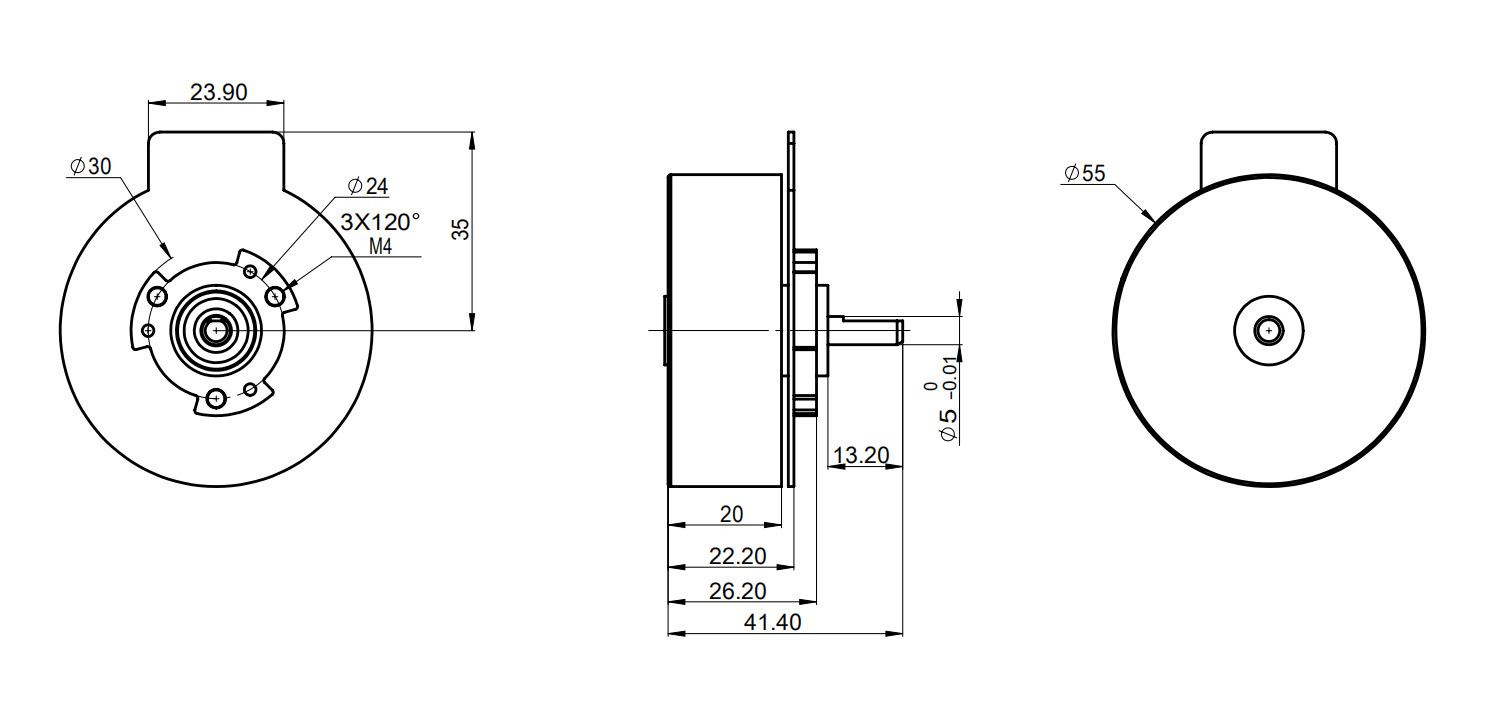 无刷电机BLDC4525-5025-5520 无刷电机BLDC4525-5025-5520