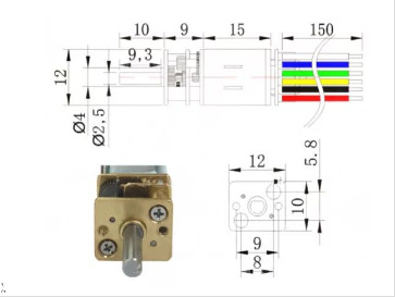 N20带编码器电子锁减速电机 N20带编码器电子锁减速电机