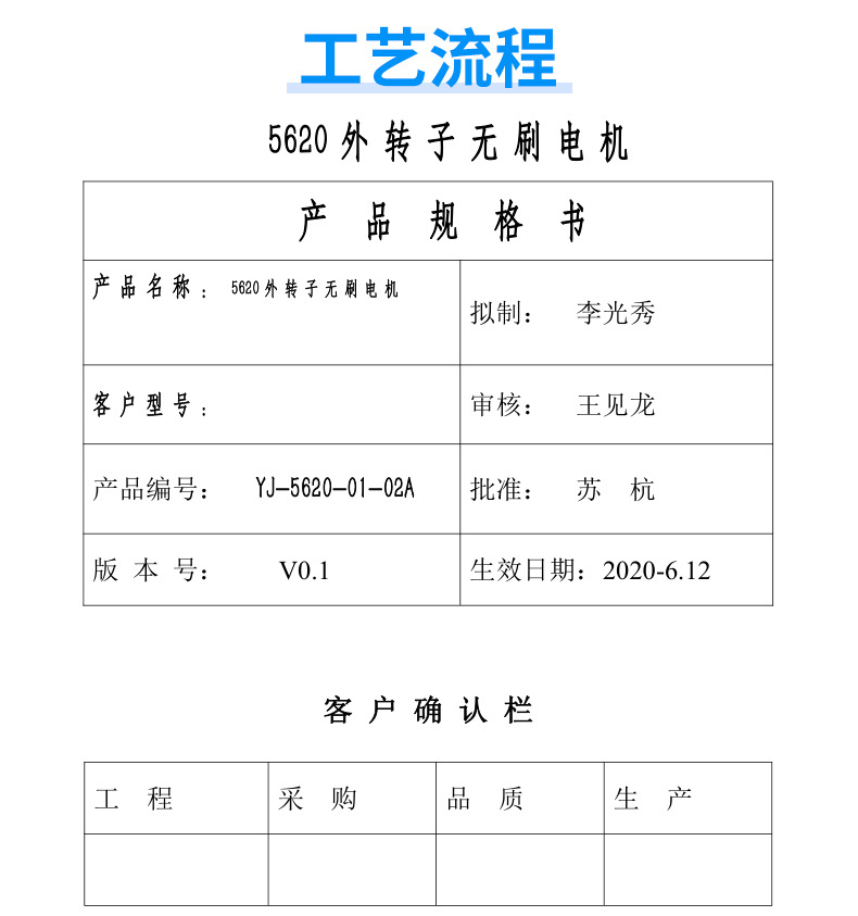 5620外转子无刷电机空气净化器无刷直流电动机