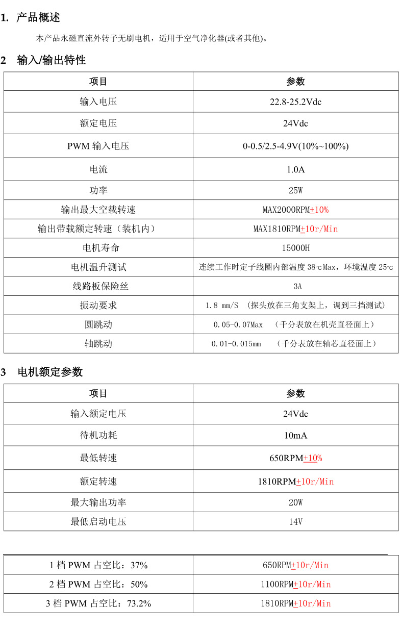 5620外转子无刷电机空气净化器无刷直流电动机